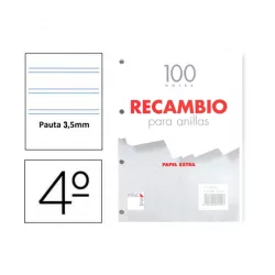 RECAMBIO 4º 4 ANILLAS PAUTA 3,5 100H PACSA 21354