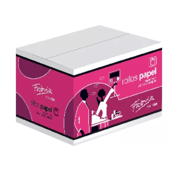 PAPEL ROLLO 44MMX70MTS PAQUETE 10 UNIDADES FABRISA 4447013