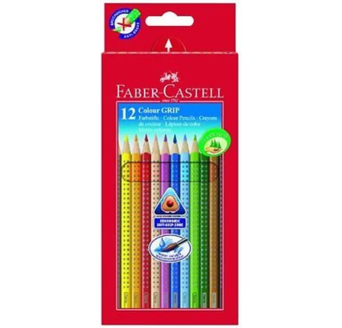 PINTURA MADERA TRIANGULAR ACUARE GRIP 2001 12U. FABER 112412