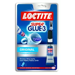 PEGAMENTO 3GRS SUPER GLUE-3 Nº1 ORIGINAL LOCTITE 138312