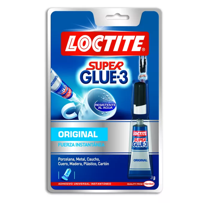 PEGAMENTO 3GRS SUPER GLUE-3 Nº1 ORIGINAL LOCTITE 138312