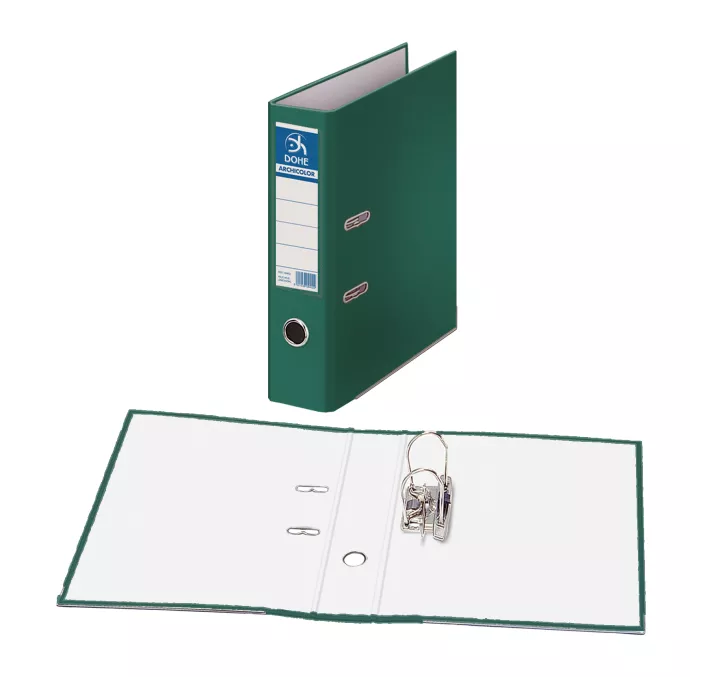 ARCHIVADOR PALANCA A4 70MM VERDE ARCHICOLOR DOHE 09408