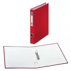 CARPETA 2 ANILLAS Fº 25MM CARTON FORRA. OFI. ROJO DOHE 09422