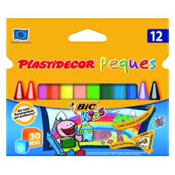 PINTURA CERA PEQUES PLASTIDECOR C.12 BIC 8757741 5848