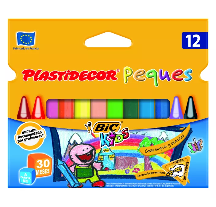 PINTURA CERA PEQUES PLASTIDECOR C.12 BIC 8757741 5848