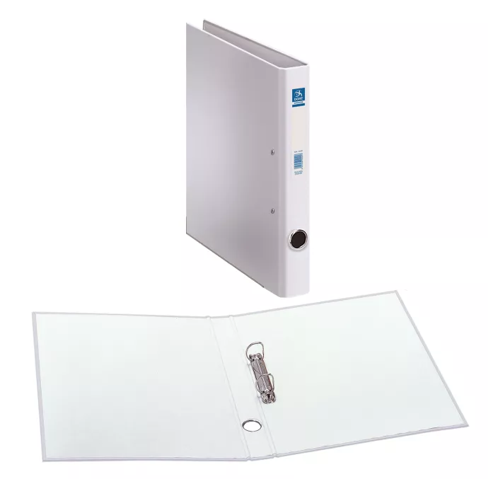CARPETA 2 ANILLAS Fº 25MM CARTON FO. OFICO. BLAN. DOHE 09427