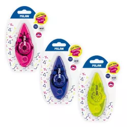 PEGAMENTO CINTA 8.4MMX12MTS BLISTER MILAN 44GT12