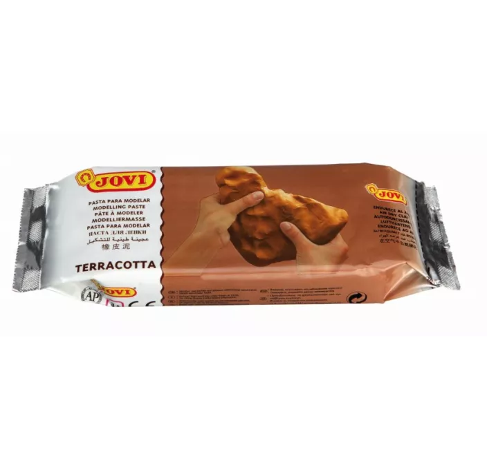 PASTA MODELAR 500GRS MARRON TERRACOTA JOVI 88 000253