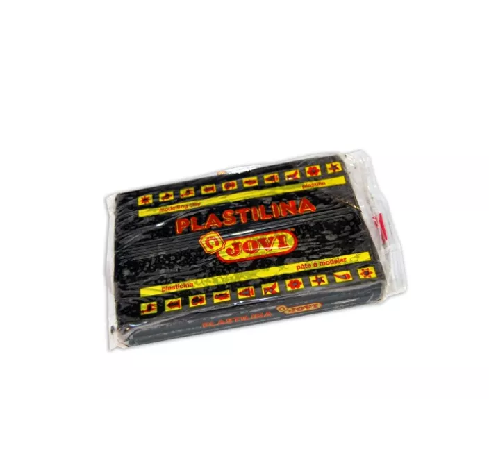 PLASTILINA 350 GRS NEGRA JOVI 72/15