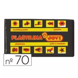 PLASTILINA 50 GRS NEGRA JOVI 70/15
