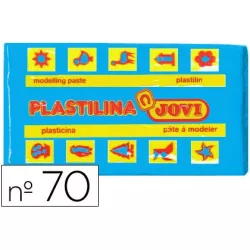 PLASTILINA 50 GRS AZUL CLARO JOVI 70/12