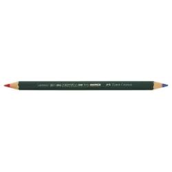 LAPICERO BICOLOR GRUESO 873 AZUL/ROJO FABER CAST 117500