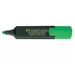 MARCADOR FLUORESCENTE VERDE TEXTLINER FABER 154863 548638