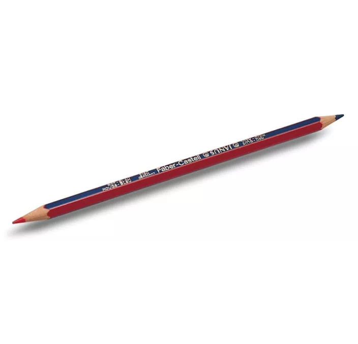 LAPICERO BICOLOR FINO AZUL/ROJO BICOLOR FABER CASTELL 2160 R