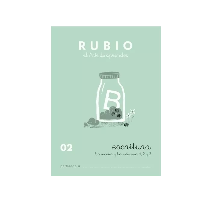 CUADERNO ESCOLAR ESCRITURA 02 RUBIO 109159