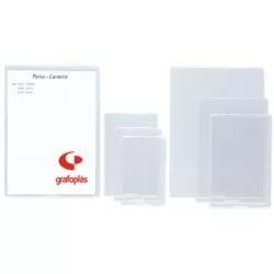 FUNDAS CON REBAJE EN 0,20 80X118MM C.40 GRAFOPLAS 05652000