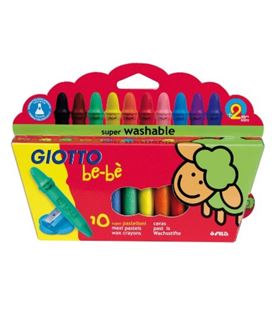 Pintura de cera super infantil 10u be-be giotto 466800 f47920000