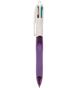 Boligrafo boli retractil 4 colours flash grip bic 8922901