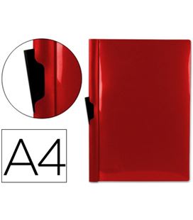 Dossier pinza pp a4 30hj roja liderpapel dp01 19062