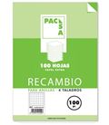 Recambio a4 4 anillas 4x4 100h 100grs pacsa 21050 - 21050