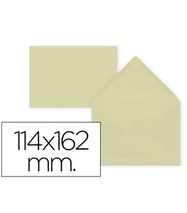 Sobre 114x162 80grs crema 15ud liderpapel 54479