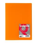 Carpeta 40 fundas fº naranja translucida poliplas grafoplas 01441252 - 01441252