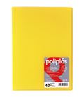 Carpeta 40 fundas fº amarilla translucida poliplas grafoplas 01441260 - 01441260