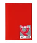 Carpeta 30 fundas fº rojo translucidos poliplas grafoplas 01471251 - 01471251