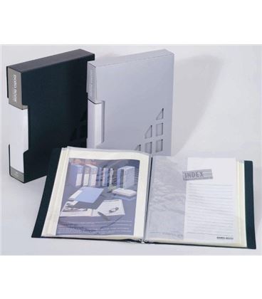 Carpeta 80 fundas a4 negra data bank staedtler mt-80 020139 - 9FMT80-100