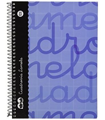 Cuaderno fº 2,5mm 80h 70g tapa dura azul lamela 7fte002a - 7FTE002A