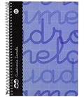 Cuaderno fº 2,5mm 80h 70g tapa dura azul lamela 7fte002a