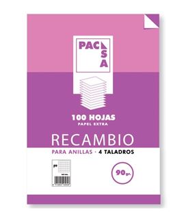 Recambio fº 4 anillas 4x4 100h 90grs pacsa 21261