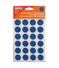 Gomet fieltro circulo grande 20mm azul 1h apli 12446