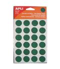 Gomet fieltro circulo grande 20mm verde 1h apli 12448 - 12448