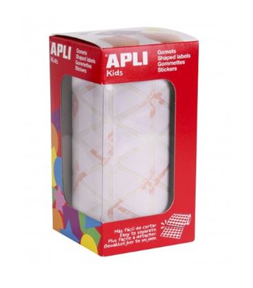 Gomet rollo triangulo grande 20mm blanco apli 11906 - 11906