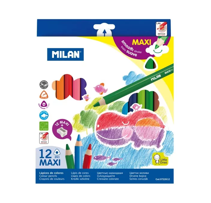 PINTURA MADERA TRIANGULAR MAXI 12U. 261 MILAN 0722612