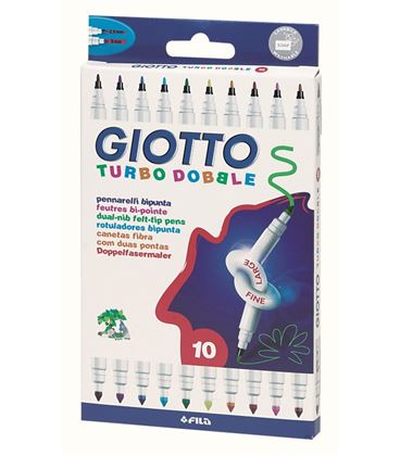 Rotulador escolar turbo doble giotto c.10 fila 424600 - 424600