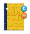 Cuaderno 4º 4mm 80h 70g t.dura naranja lamela 7cte004n - 7CTE004N