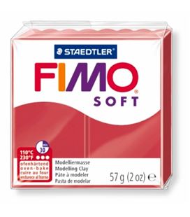 Pasta moldear rojo fimo soft staedtler 8020-26