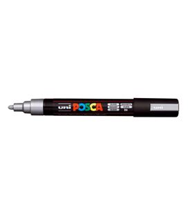 Rotulador permanente 2,5mm plata "26" pc-5m posca uni 916278
