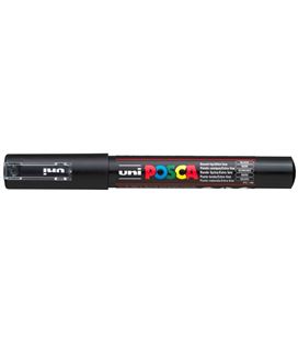 Rotulador permanente 1mm negro pc-1m posca uni 654057 - PC1M NEGRO