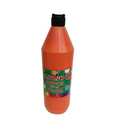 Tempera liquida 1000ml naranja lavable alpino dm000186 - DM000186