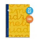 Cuaderno fº 2,5mm 80h 70g t.dura naranja lamela 7fte002n 537324 - 7FTE002N