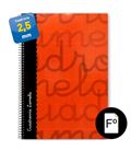 Cuaderno fº 2,5mm 80h 70g tapa dura rojo lamela 7fte002r 537348 - 7FTE002R