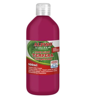 Tempera liquida 500ml magenta alpino dm010175 - DM010175_TEMPERA_500ML_MAGENTA