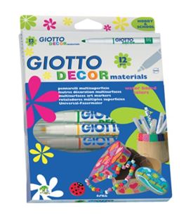 Rotulador decor materials 12u fila-giotto 453400 - 453400