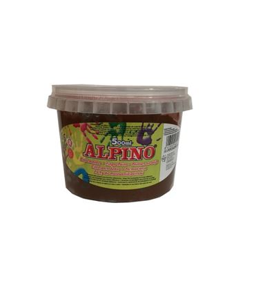 Pintura dedos 500ml marron alpino dd000075 525011 - DD000075