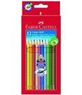 Pintura madera triangular acuare grip 2001 12u. faber 112412 - 09112412