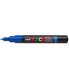 Rotulador permanente 1mm azul pc-1m posca uni 654064