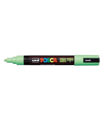 Rotulador permanente 2,5mm verde claro "5" pc-5m posca uni 91621 - 152678000_2